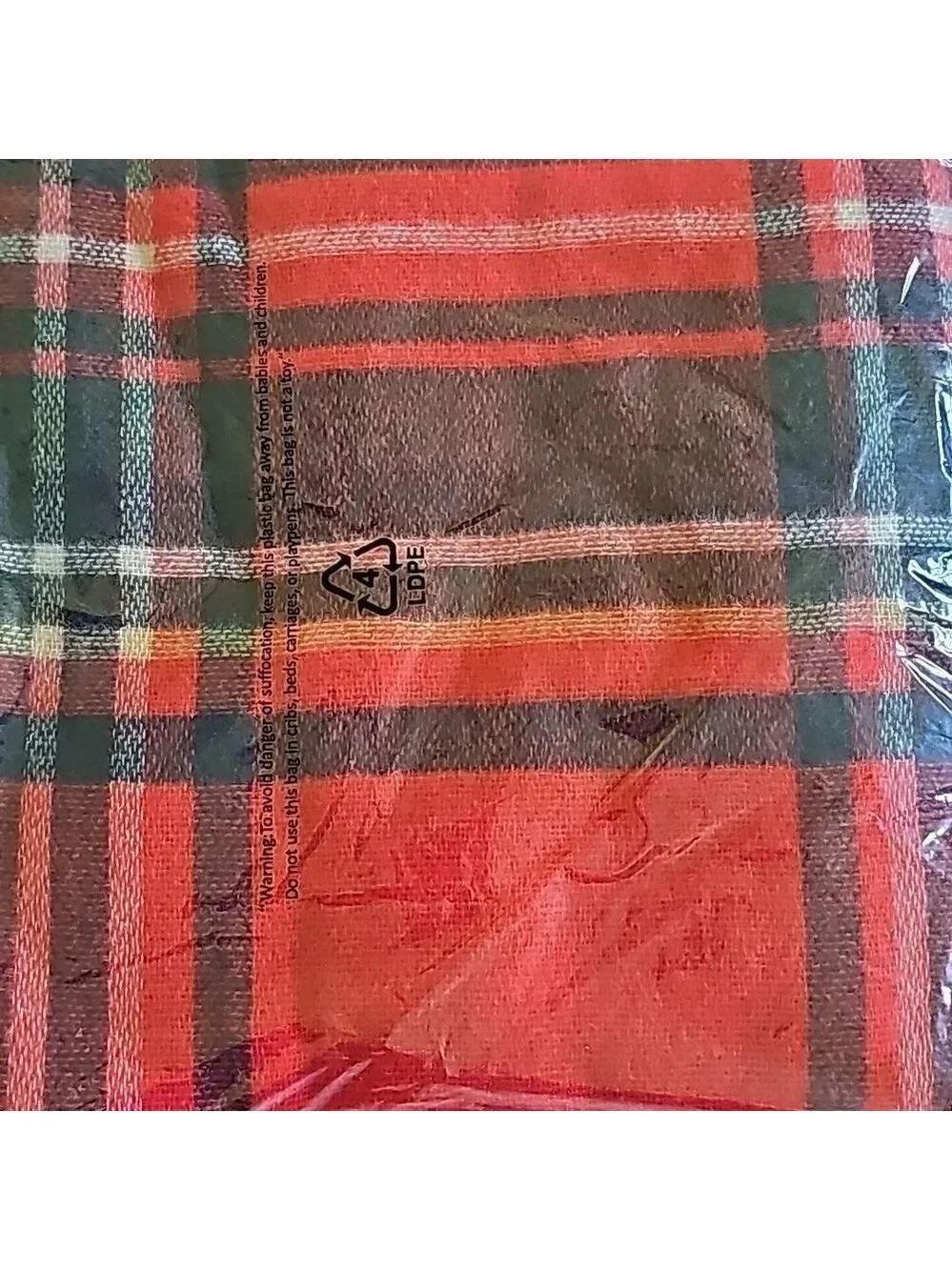 Marine layer Scotland Scarf in Holiday Red Plaid